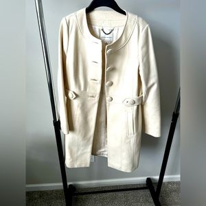 Cream Banana Republic Coat